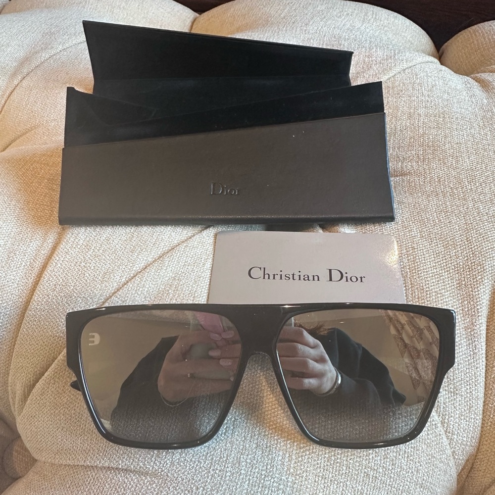 Christian Dior flat top sunglasses